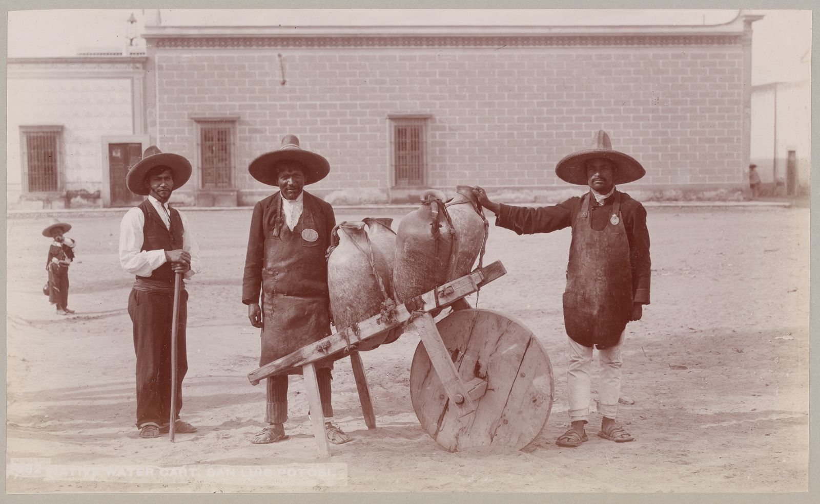 Native water cart, San Luis Potosi.